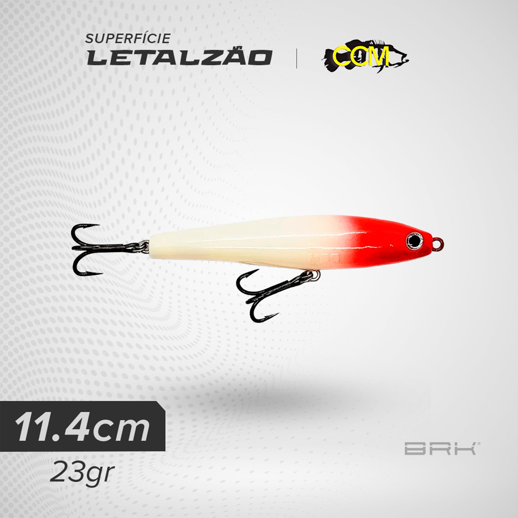 Isca Artificial CCM Letalzão Superfície - Brk Fishing