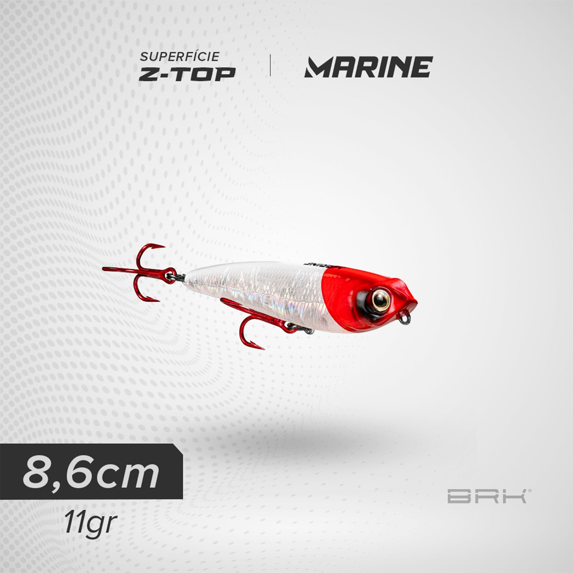 Isca Artificial Marine Sports Z-Top 86 Superfície - Brk Fishing