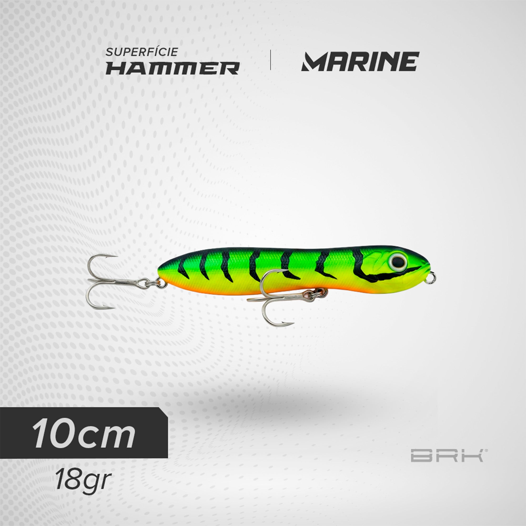 Isca Artificial Marine Sports Hammer 100 Superfície - Brk Fishing