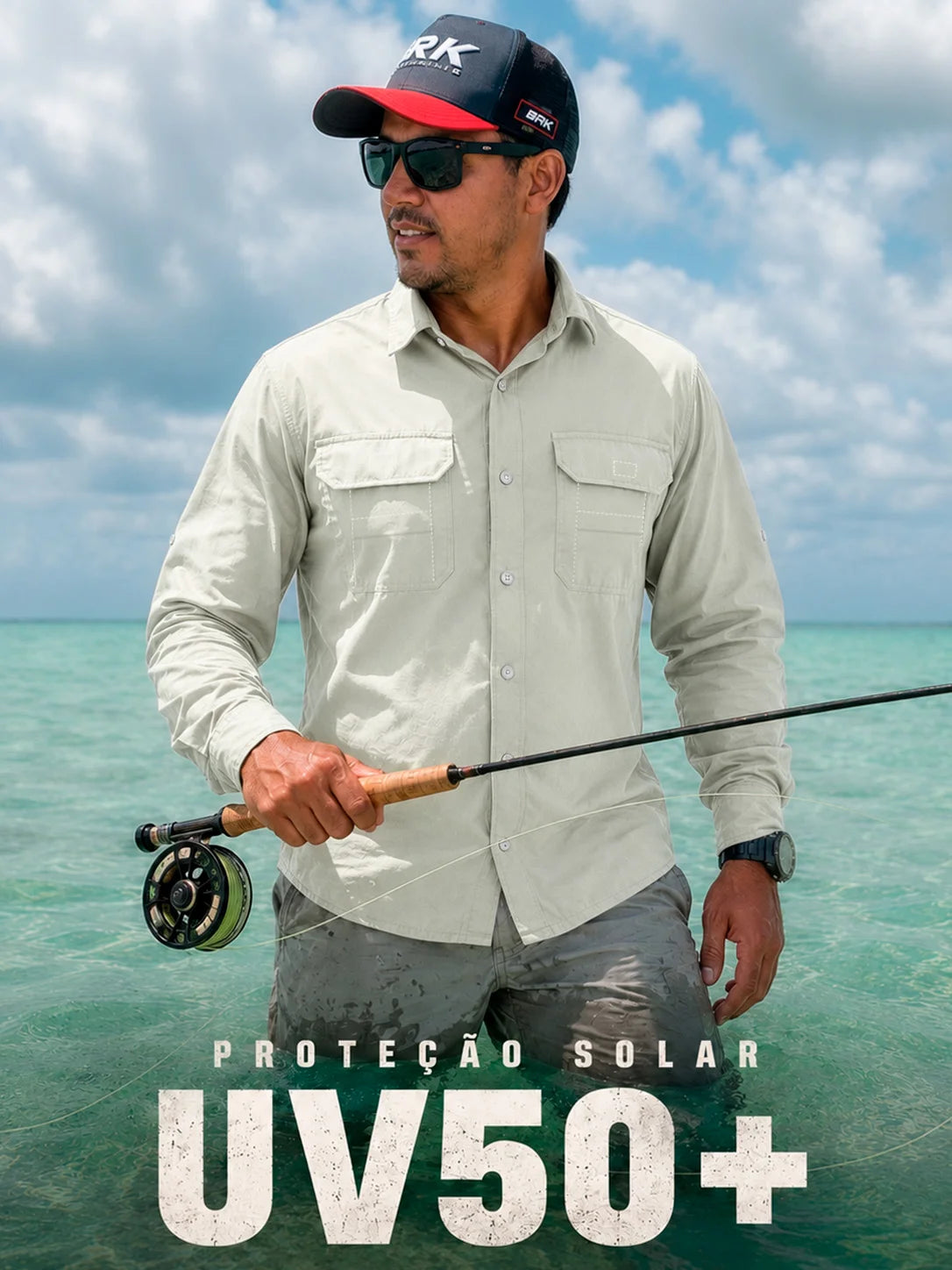 Camisa Adventure Neblina com Proteção UV50+
