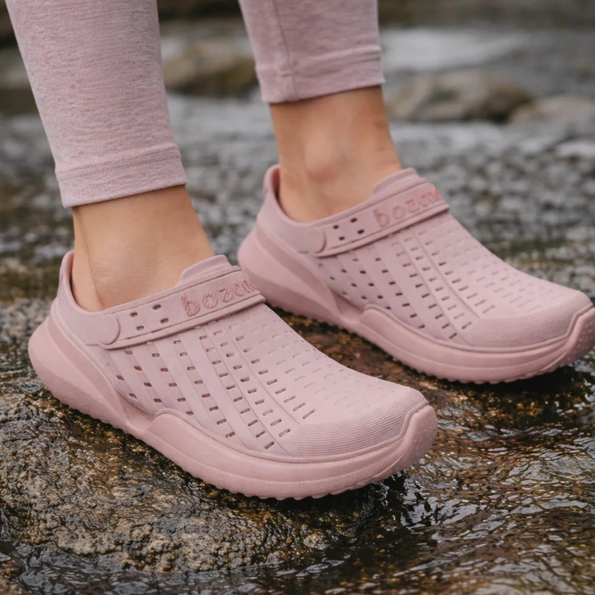 Sandália Antiderrapante para Pesca Boaonda Flow Discovery Rose Nude