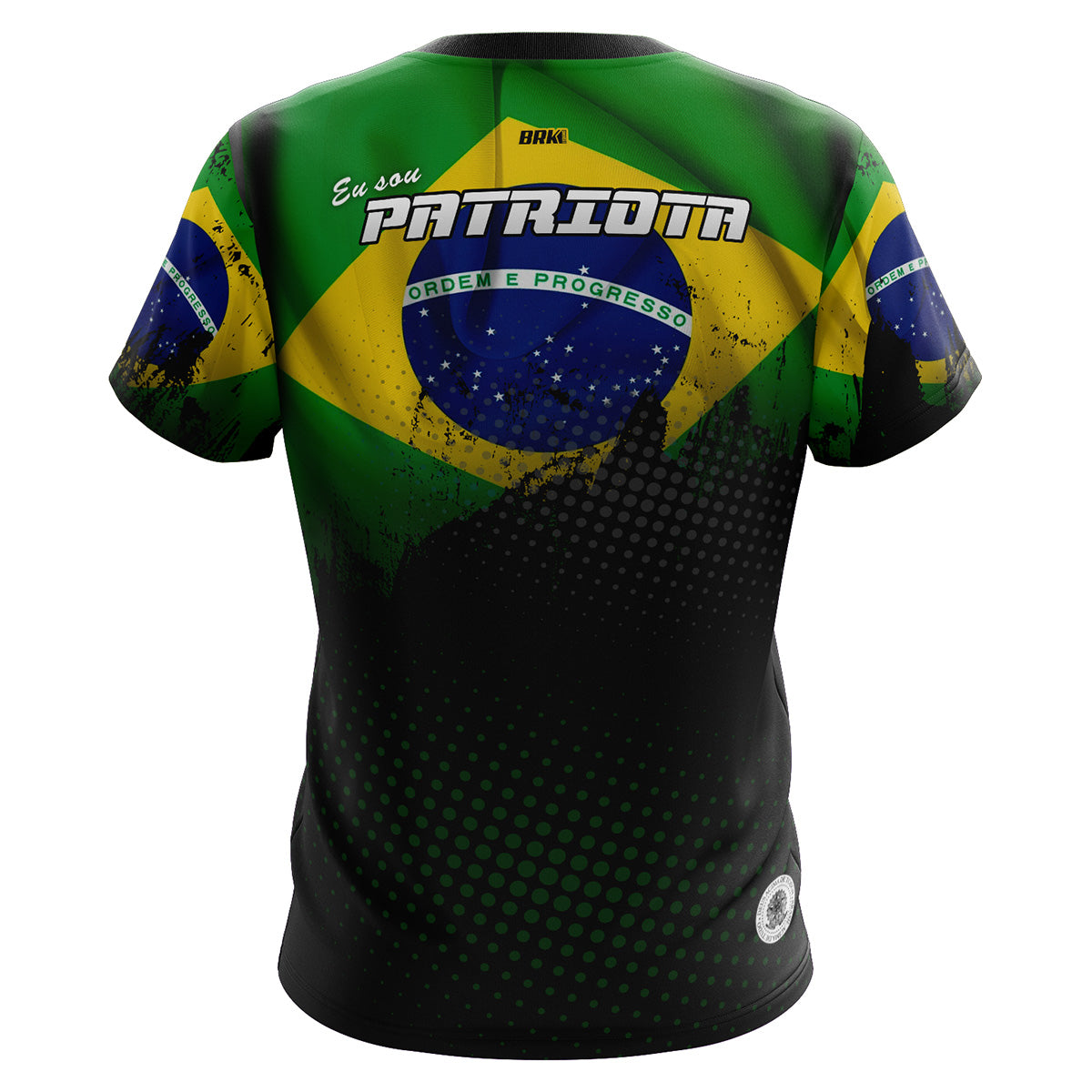 Camiseta Brasil Acima de Tudo Brk com UV50+ - Brk Fishing