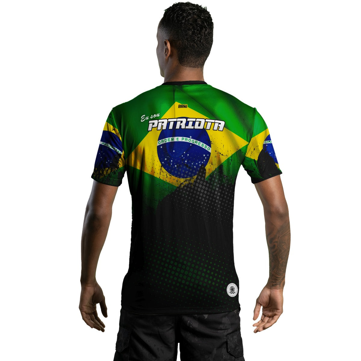 Camiseta Brasil Acima de Tudo Brk com UV50+ - Brk Fishing