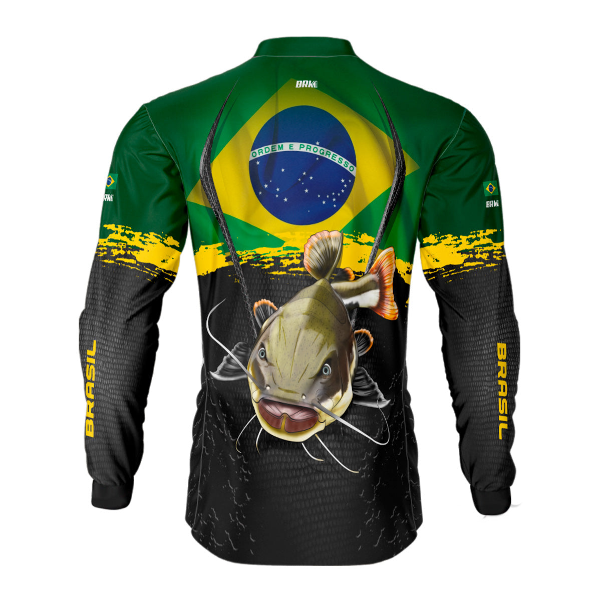 Camisa Masculina Brk Pirarara Brasil Proteção Solar UV50+ - Brk Fishing