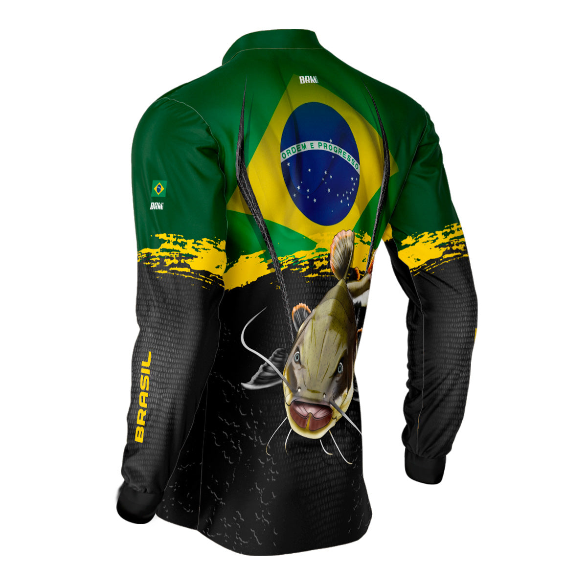 Camisa Masculina Brk Pirarara Brasil Proteção Solar UV50+ - Brk Fishing