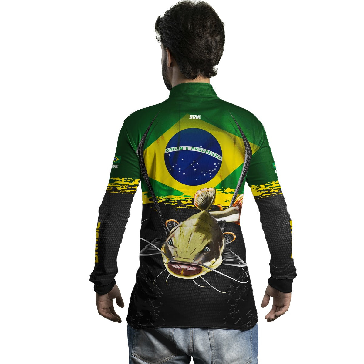 Camisa Masculina Brk Pirarara Brasil Proteção Solar UV50+ - Brk Fishing