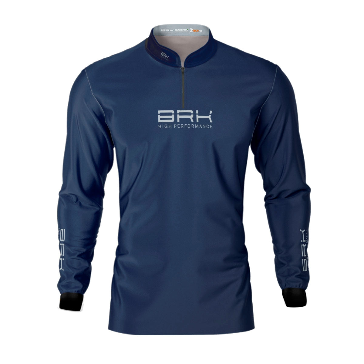 Camisa de Pesca Brk Offshore Gear Cavala Azul com Proteção Solar UV50+ - Brk Fishing