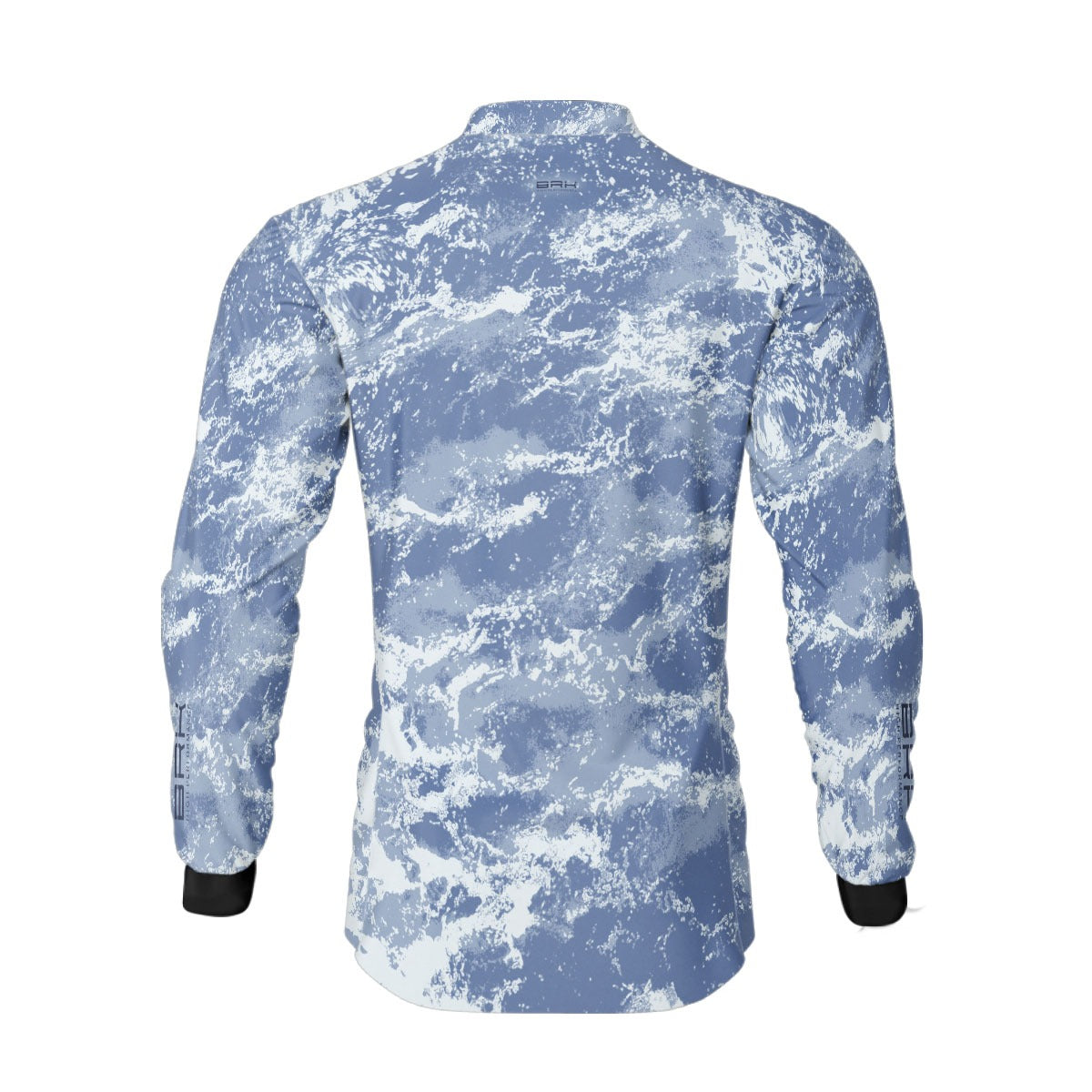 Camisa de Pesca Brk Camuflado Azul com Proteção Solar UV50+ - Brk Fishing