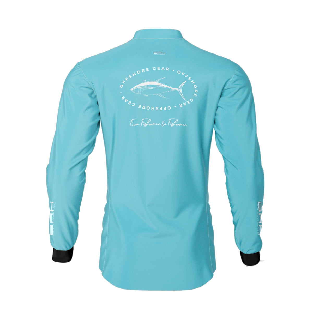 Camisa de Pesca Brk Offshore Gear Atum Azul com Proteção Solar UV50+ - Brk Fishing