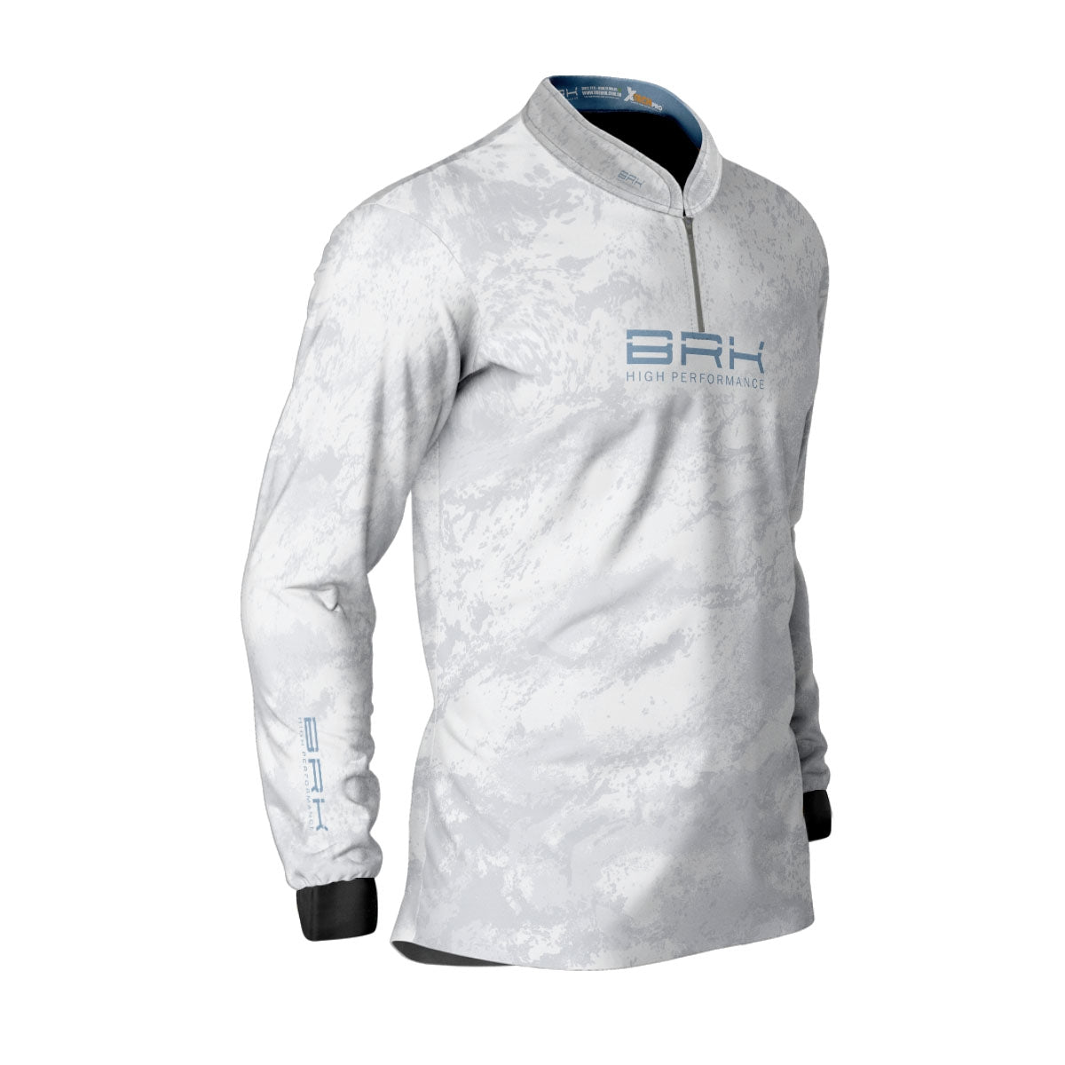 Camisa de Pesca Brk Camuflado Branco com Proteção Solar UV50+ - Brk Fishing