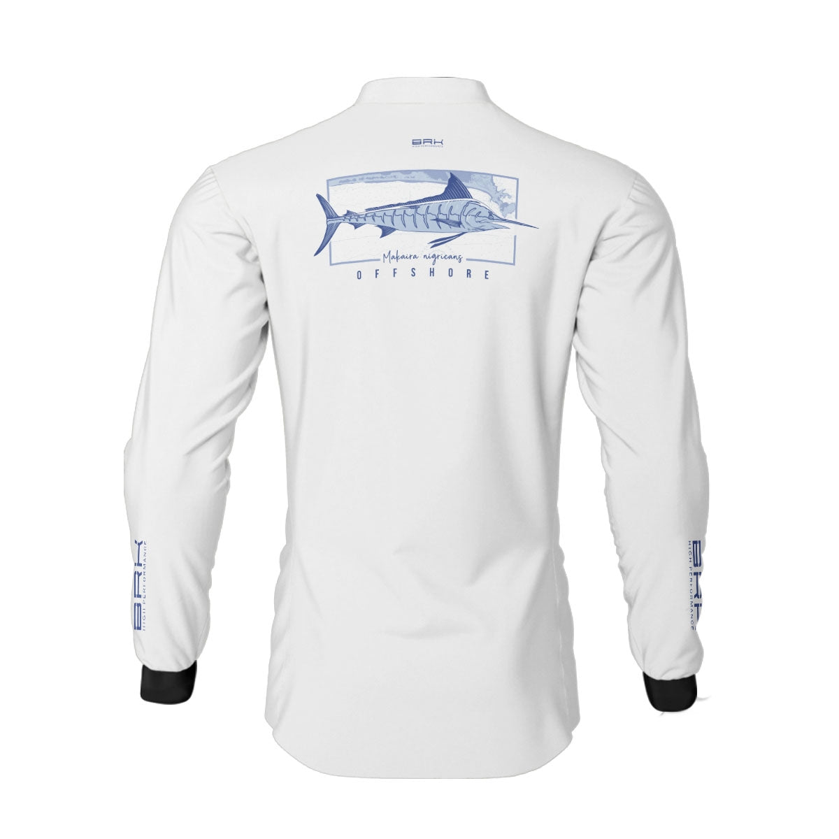 Camisa de Pesca Brk Marlim e Mapa Náutico com Proteção Solar UV50+ - Brk Fishing