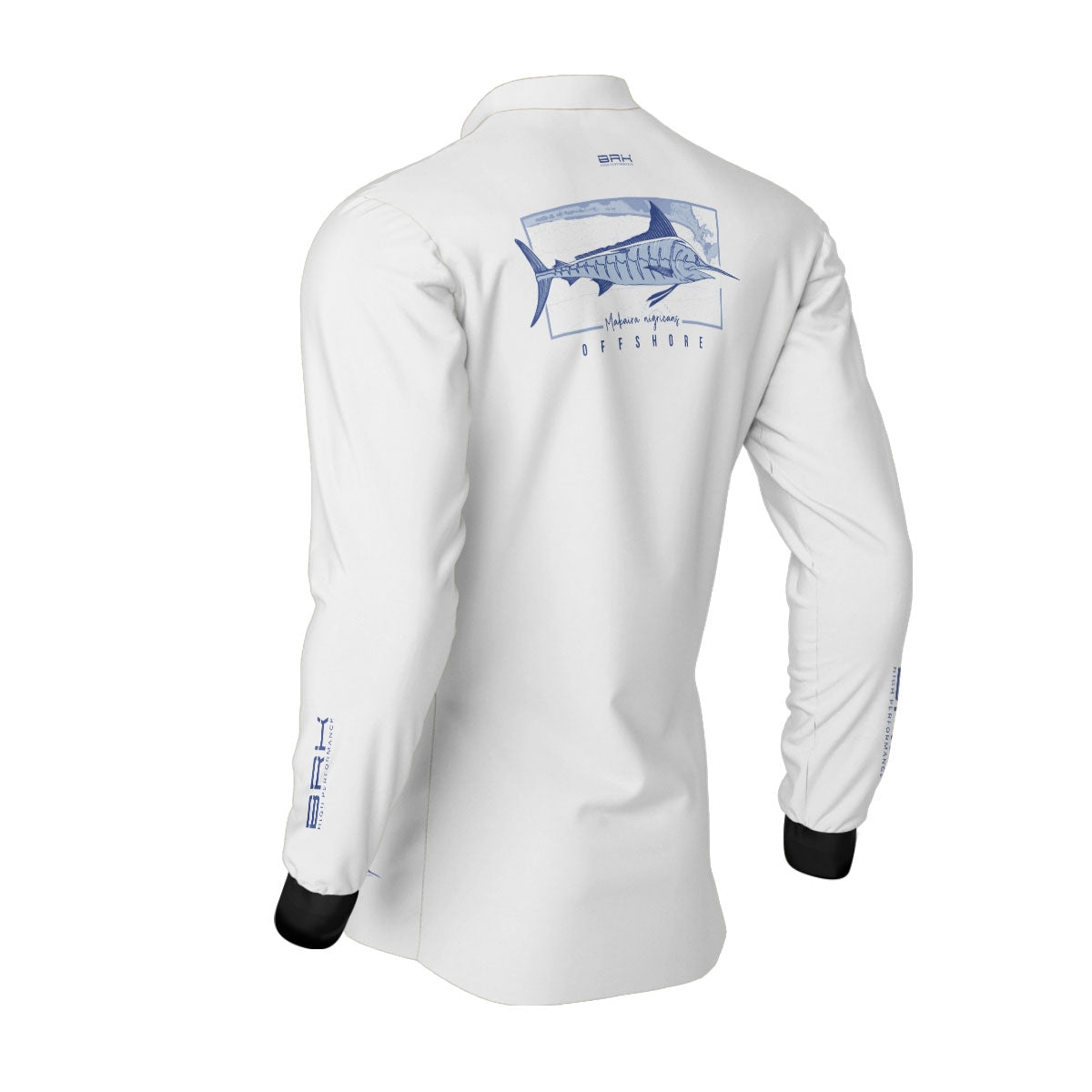 Camisa de Pesca Brk Marlim e Mapa Náutico com Proteção Solar UV50+ - Brk Fishing