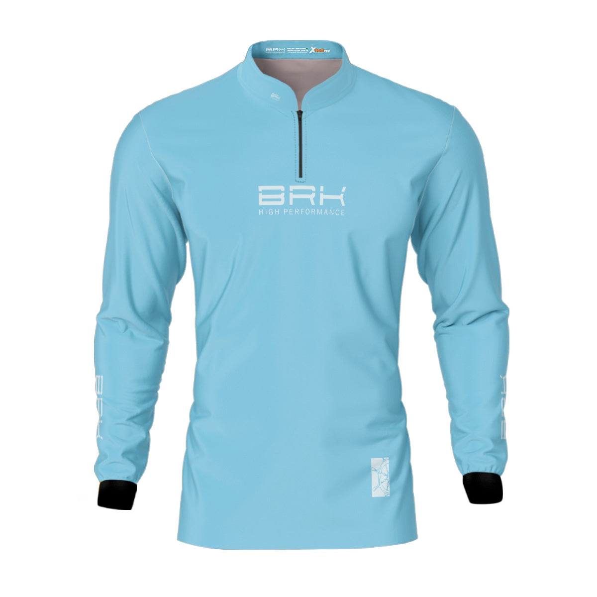 Camisa de Pesca Brk Fishing State of Mind Azul com Proteção Solar UV50+ - Brk Fishing