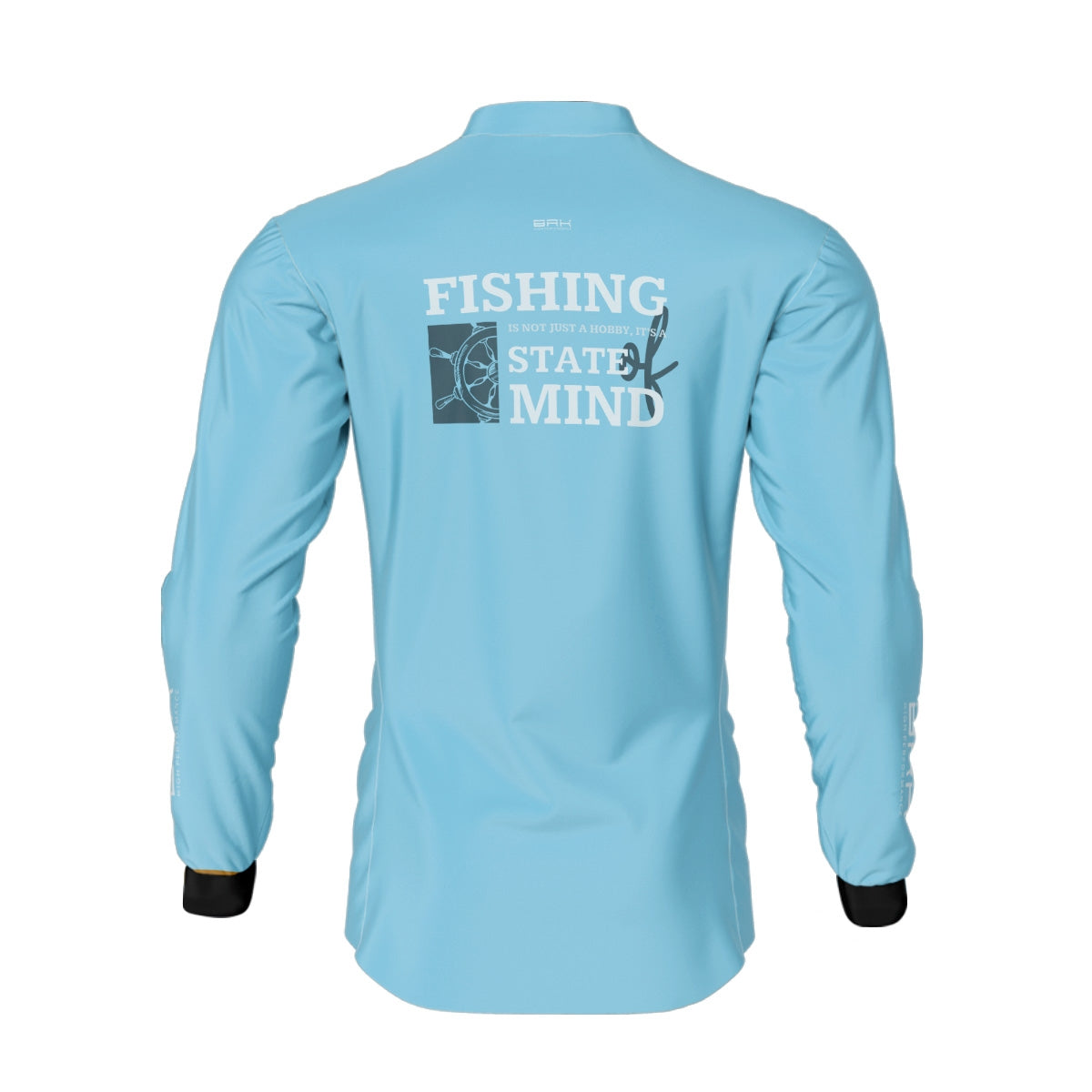 Camisa de Pesca Brk Fishing State of Mind Azul com Proteção Solar UV50+ - Brk Fishing
