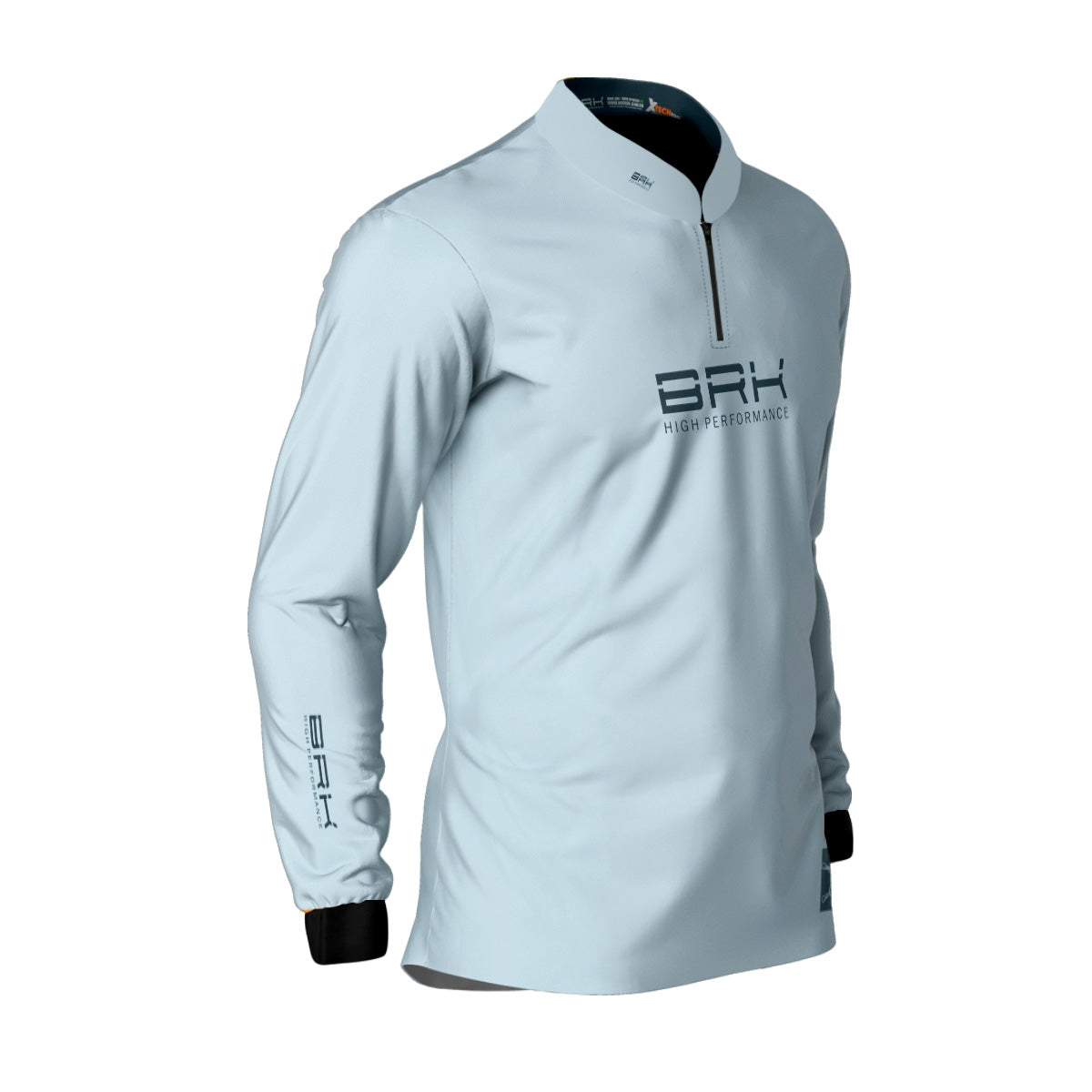 Camisa de Pesca Brk Fishing State of Mind Azul Claro com Proteção Solar UV50+ - Brk Fishing