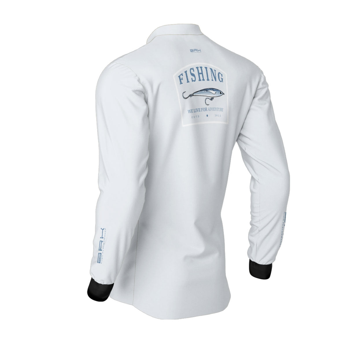 Camisa de Pesca Brk We Live for Adventure Isca com Proteção Solar UV50+ - Brk Fishing
