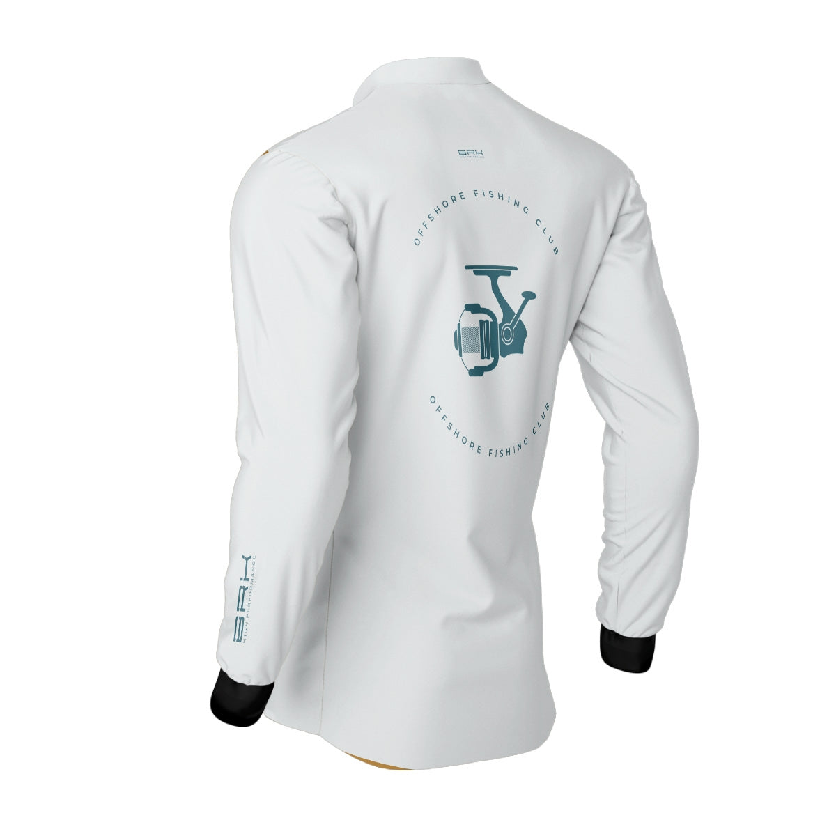 Camisa de Pesca Brk Offshore Fishing Club Carretilha com Proteção Solar UV50+ - Brk Fishing