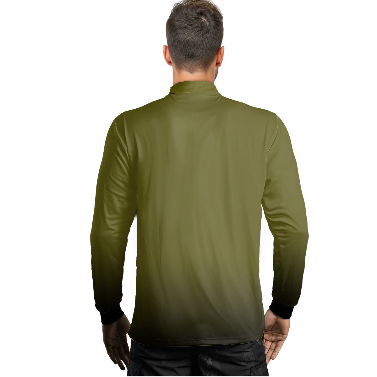 Camisa de Motociclismo Brk Unissex Basic Verde Musgo com Proteção Solar UV50+ - Brk Fishing
