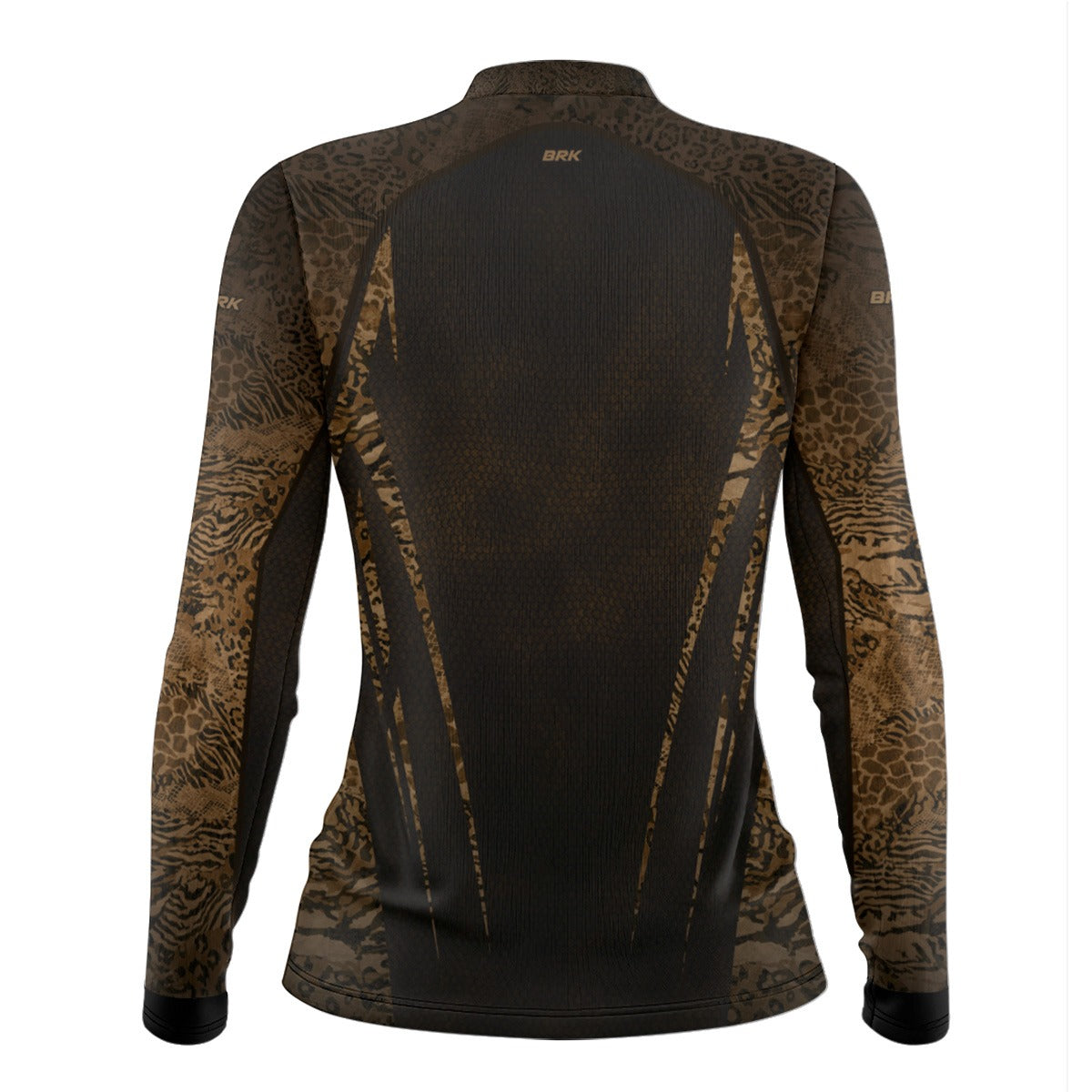 Camisa Agro Feminina Brk Camuflada Animal Print com Proteção Solar UV50+ - Brk Fishing