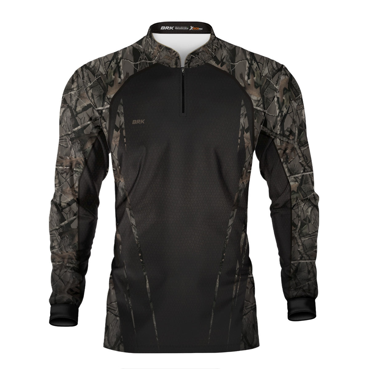 Camisa Agro Brk Camuflada Galhos com Proteção Solar UV50+ - Brk Fishing