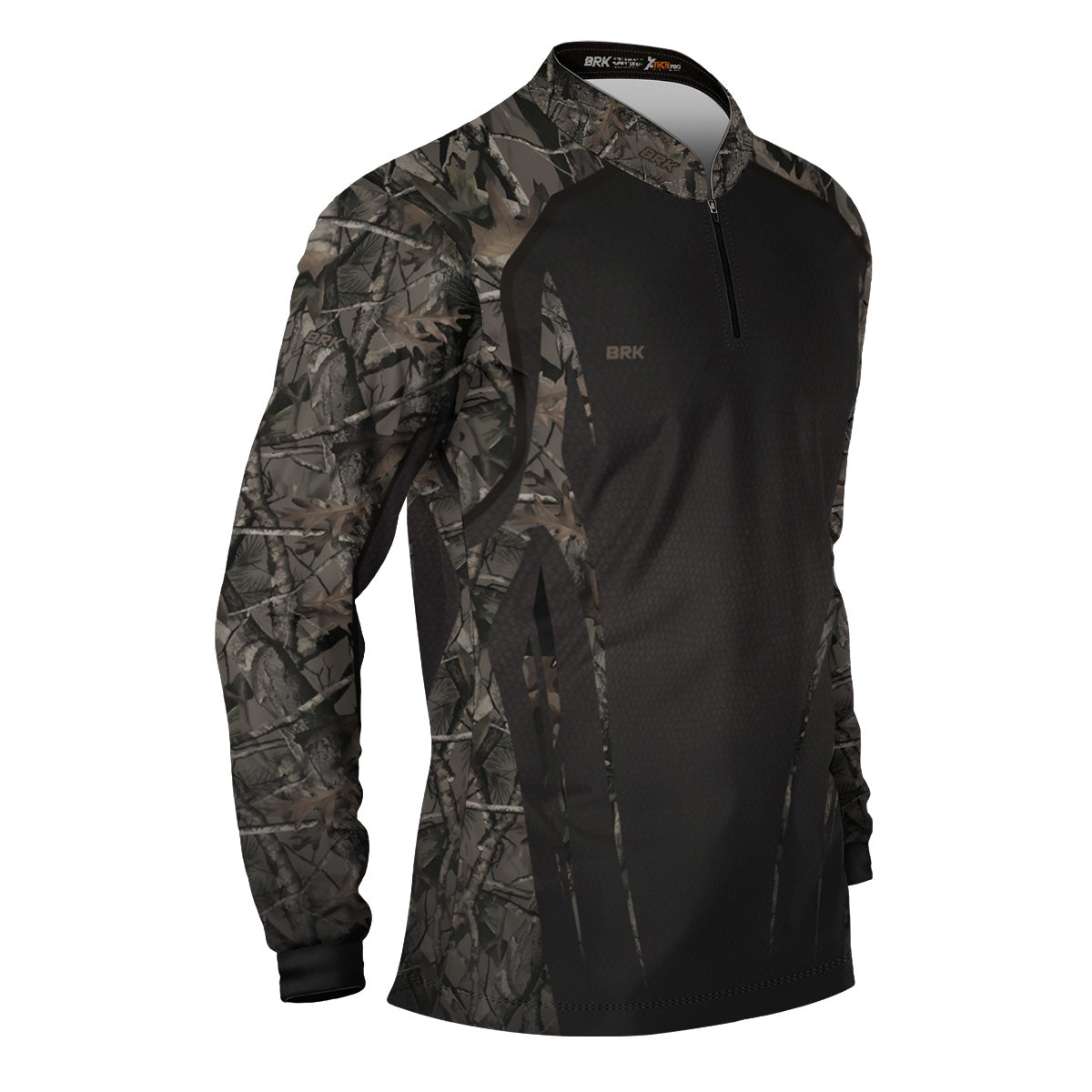 Camisa Agro Brk Camuflada Galhos com Proteção Solar UV50+ - Brk Fishing