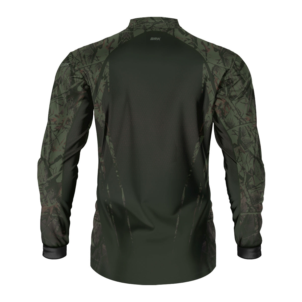 Camisa Agro Brk Camuflada Verde Militar com Proteção Solar UV50+ - Brk Fishing
