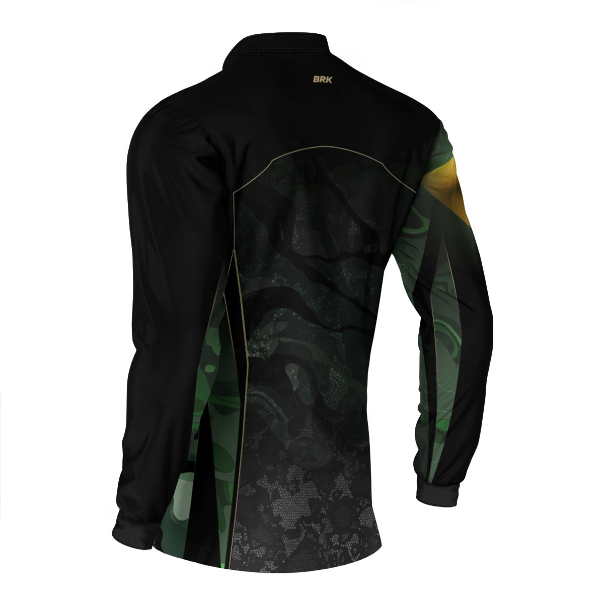 Camisa Agro Brk Camuflada Bandeira do Brasil com Proteção Solar UV50+ - Brk Fishing