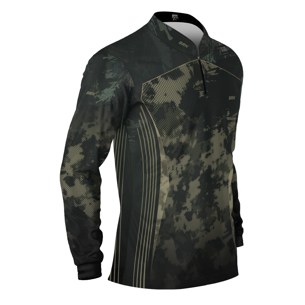 Camisa Agro Brk Camuflada Militar com Proteção Solar UV50+ - Brk Fishing