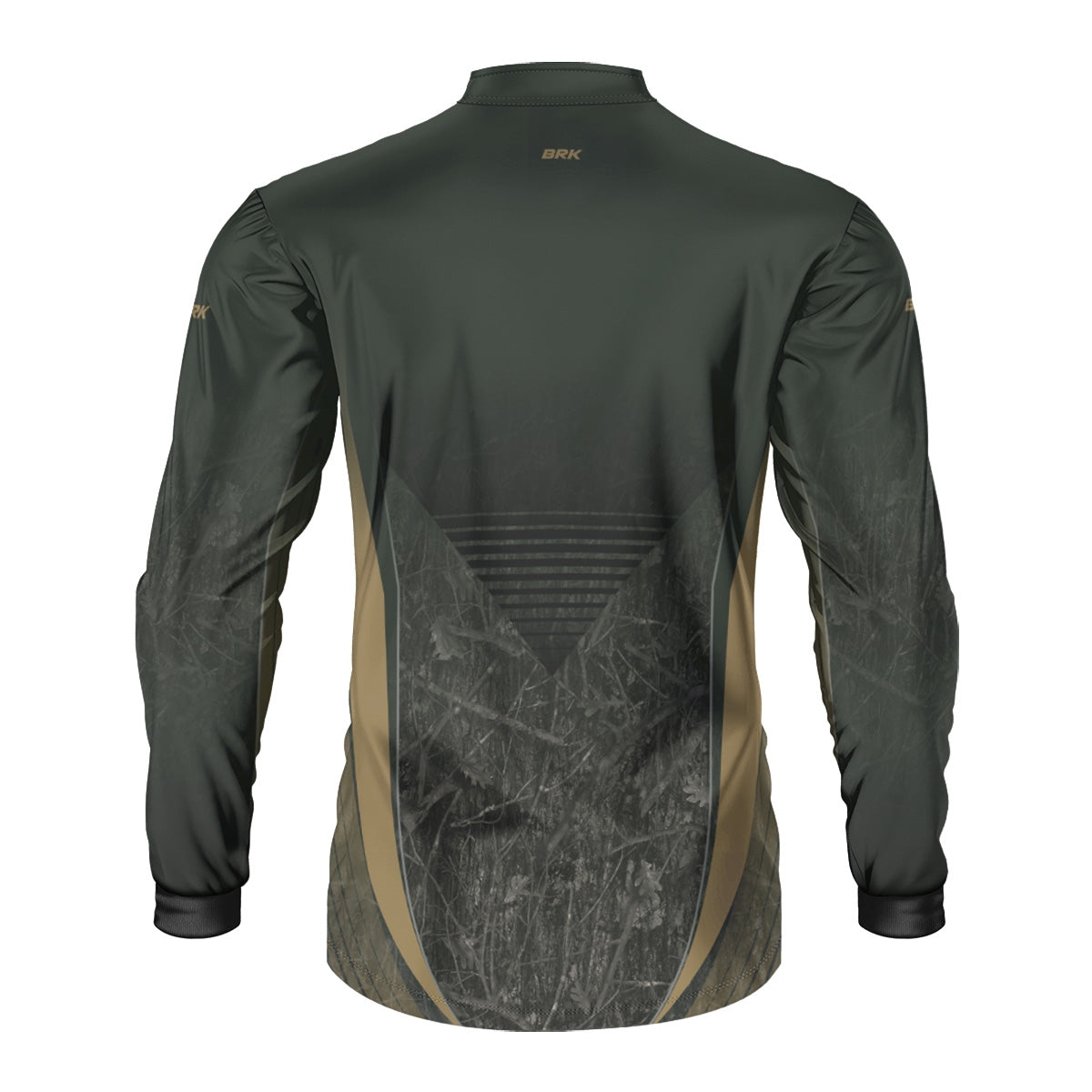 Camisa Agro Brk Camuflada Verde com Proteção Solar UV50+ - Brk Fishing