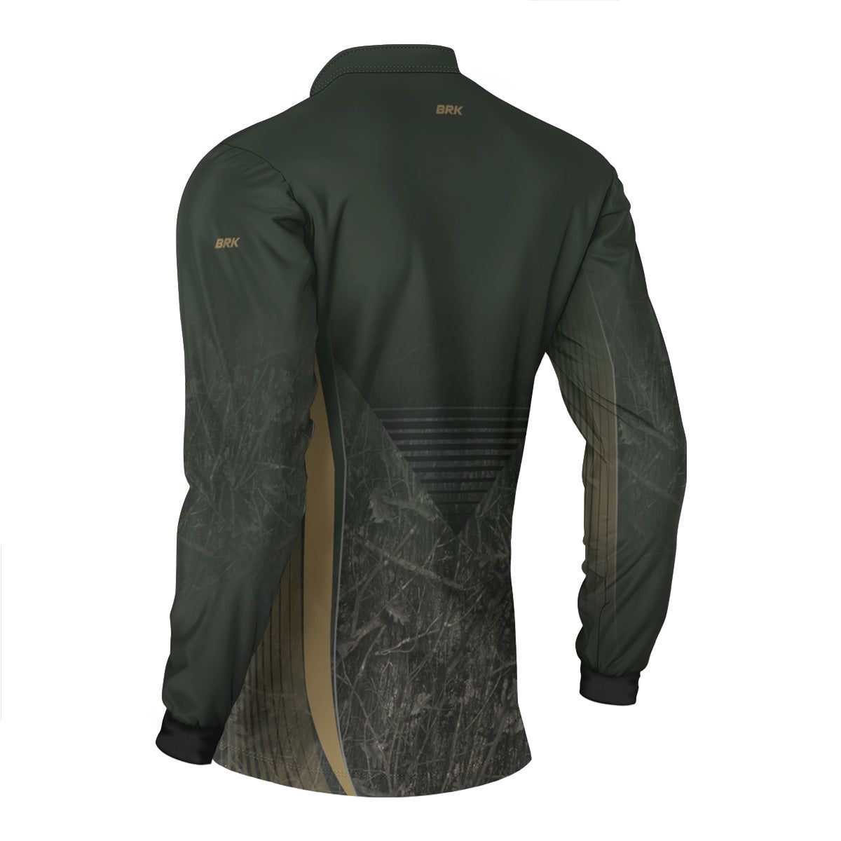 Camisa Agro Brk Camuflada Verde com Proteção Solar UV50+ - Brk Fishing