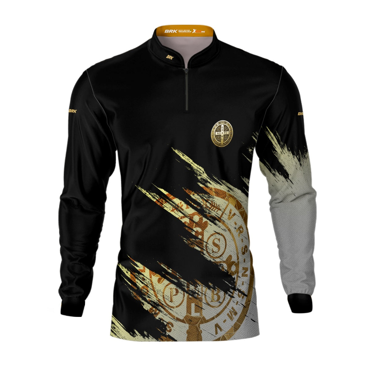 Camisa Agro Brk São Bento Grunge com Proteção Solar UV50+ - Brk Fishing