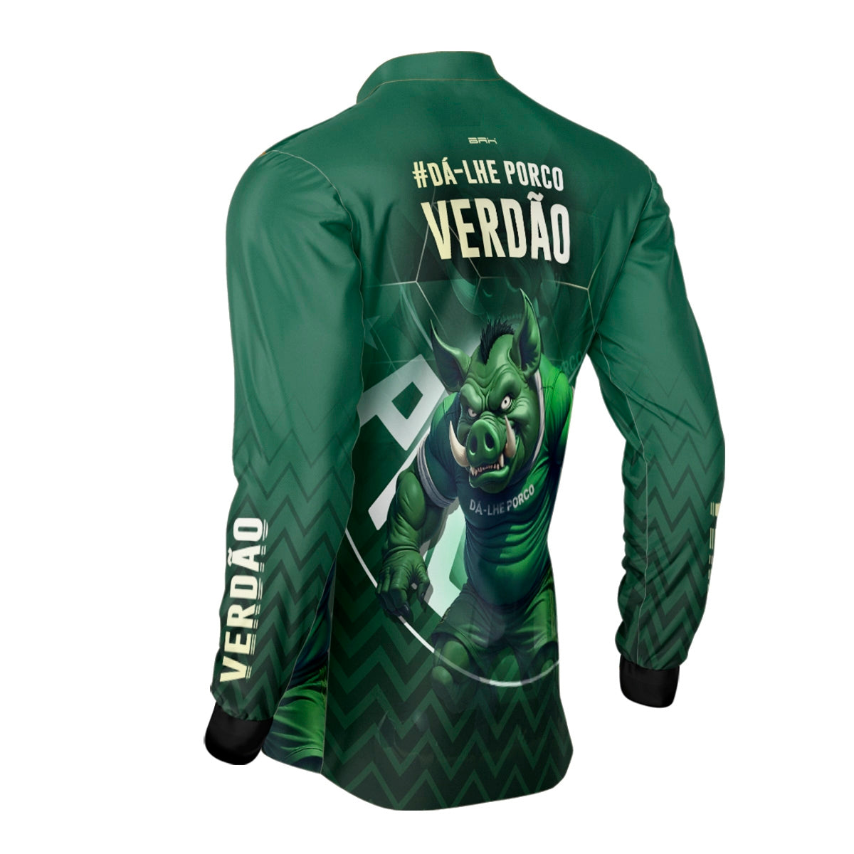 Camisa Brk Escudo Verdão Mascote com Proteção UV50+ - Brk Fishing