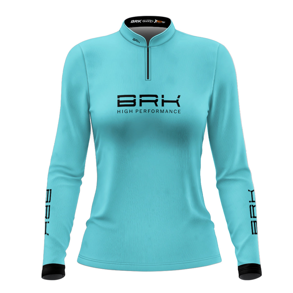 Camisa Agro Feminina Brk Ciano com Proteção Solar UV50+ - Brk Fishing