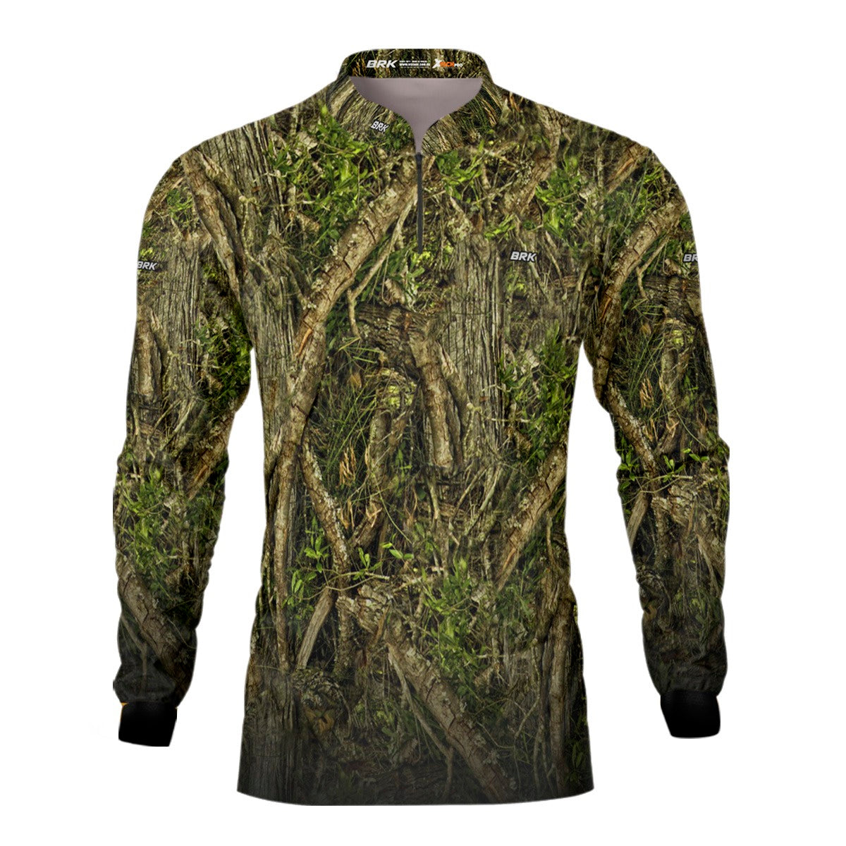 Camisa de Pesca Brk Camuflada Stealth Series 2.0 com Proteção Solar UV50+ - Brk Fishing
