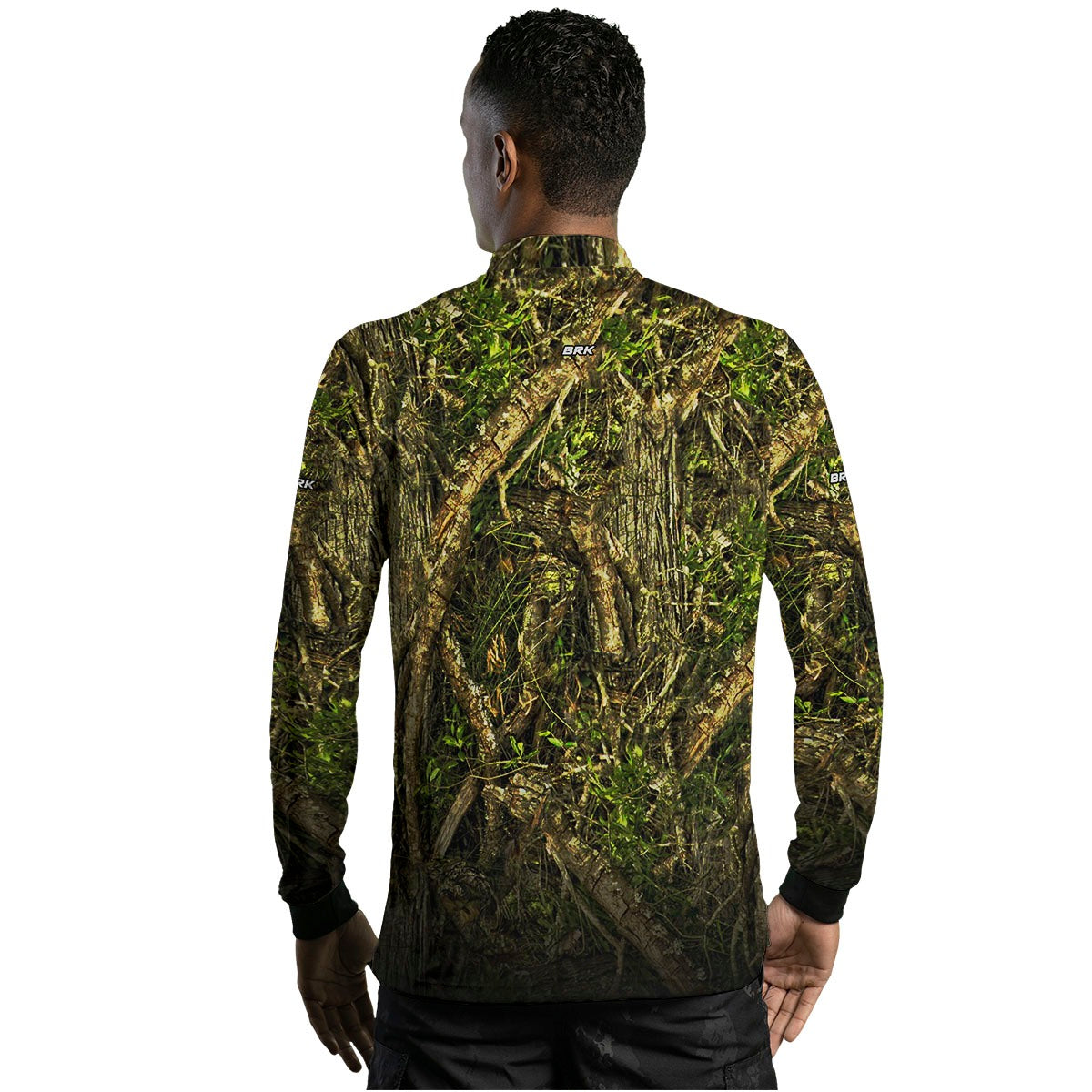 Camisa de Pesca Brk Camuflada Stealth Series 2.0 com Proteção Solar UV50+ - Brk Fishing