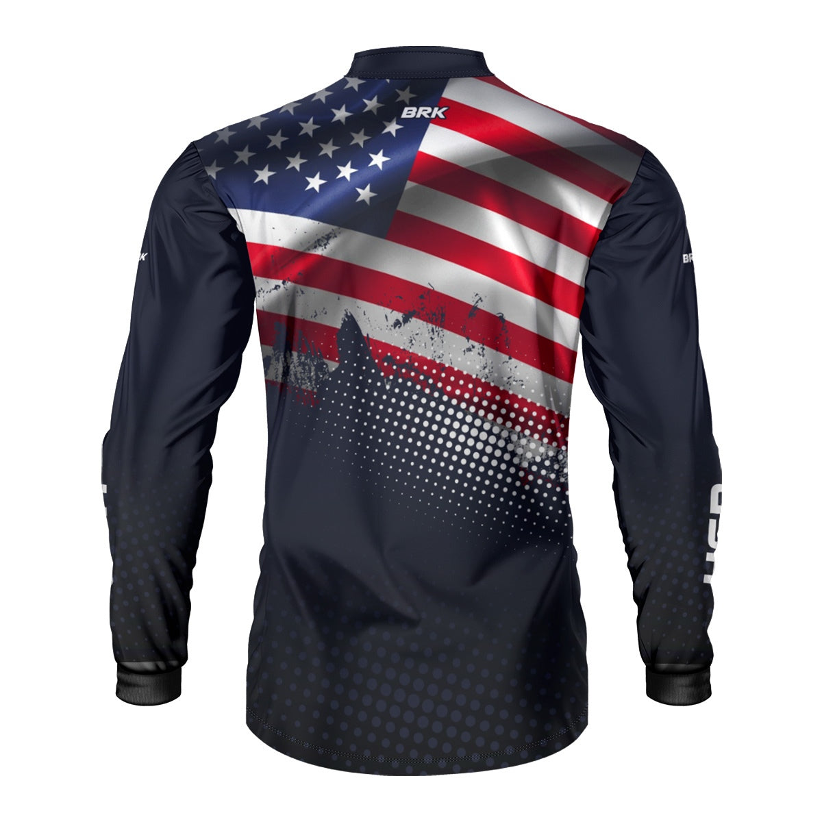 Camisa Agro Brk Estados Unidos com Proteção Solar UV50+ - Brk Fishing