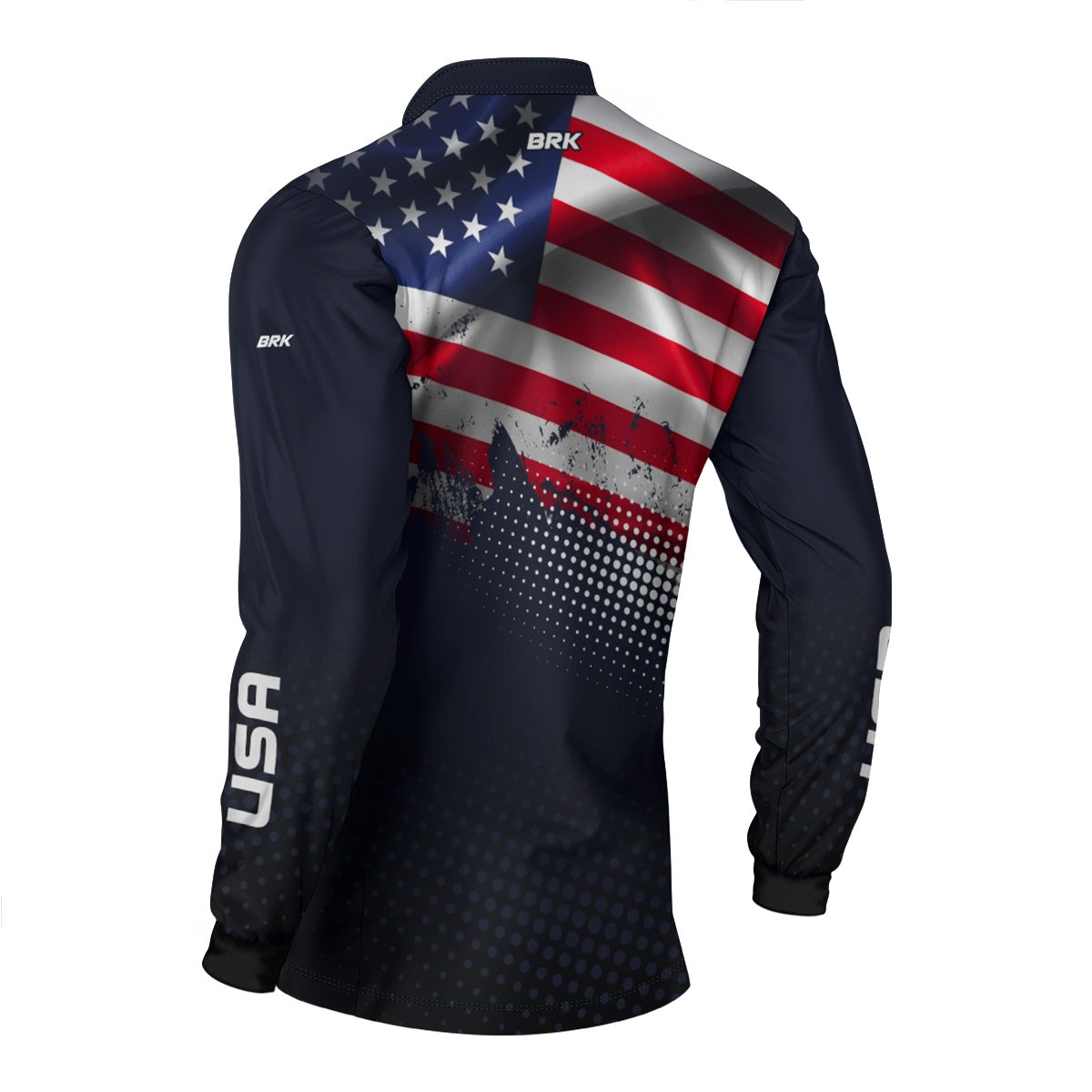 Camisa Brk Estados Unidos Com Proteção Solar UV50 Envio Imediato - Brk Fishing