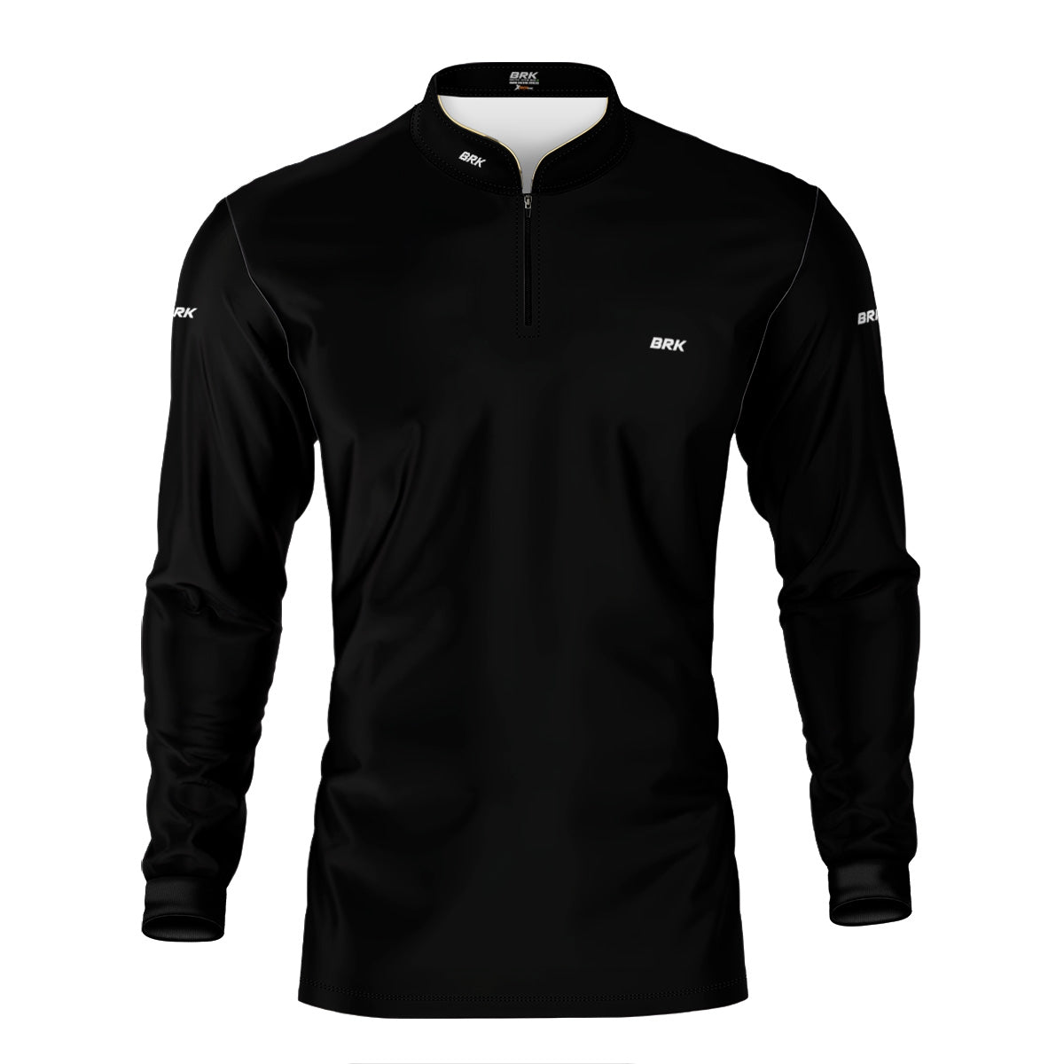 Camisa de Motociclismo Brk Casual Unissex Basic Preta com Proteção Solar UV50+ - Brk Fishing