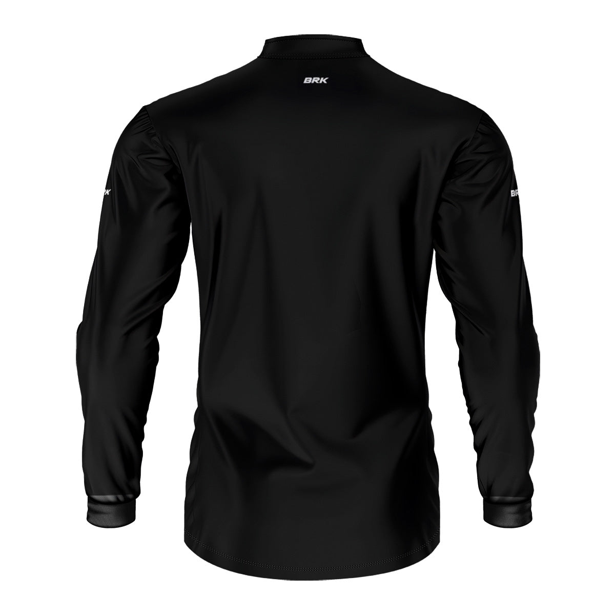 Camisa Brk Manga Longa Preta com Proteção Solar UV50+ Envio Imediato Brk Fishing