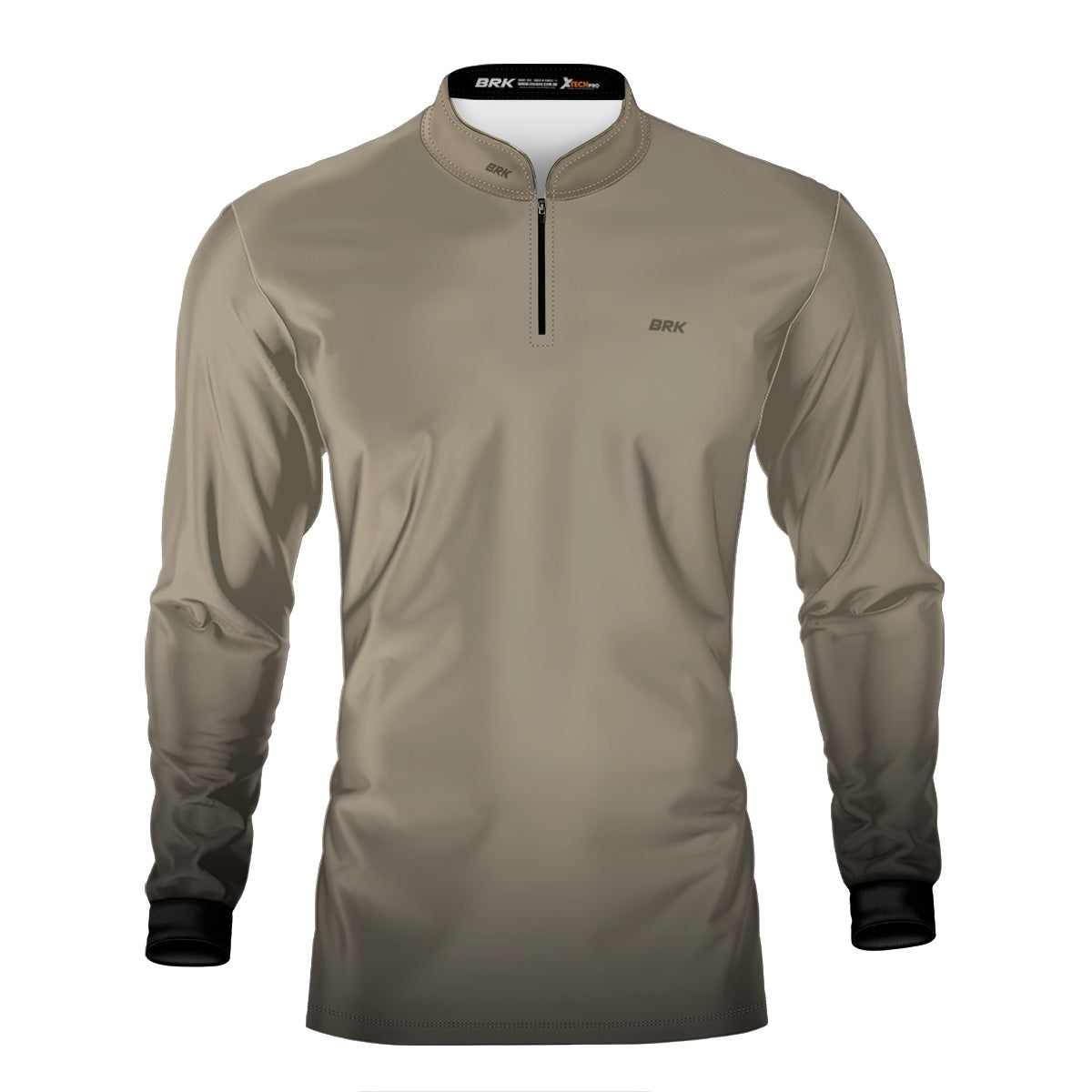 Camisa Agro Brk Unissex Basic Areia com Proteção Solar UV50+ - Brk Fishing