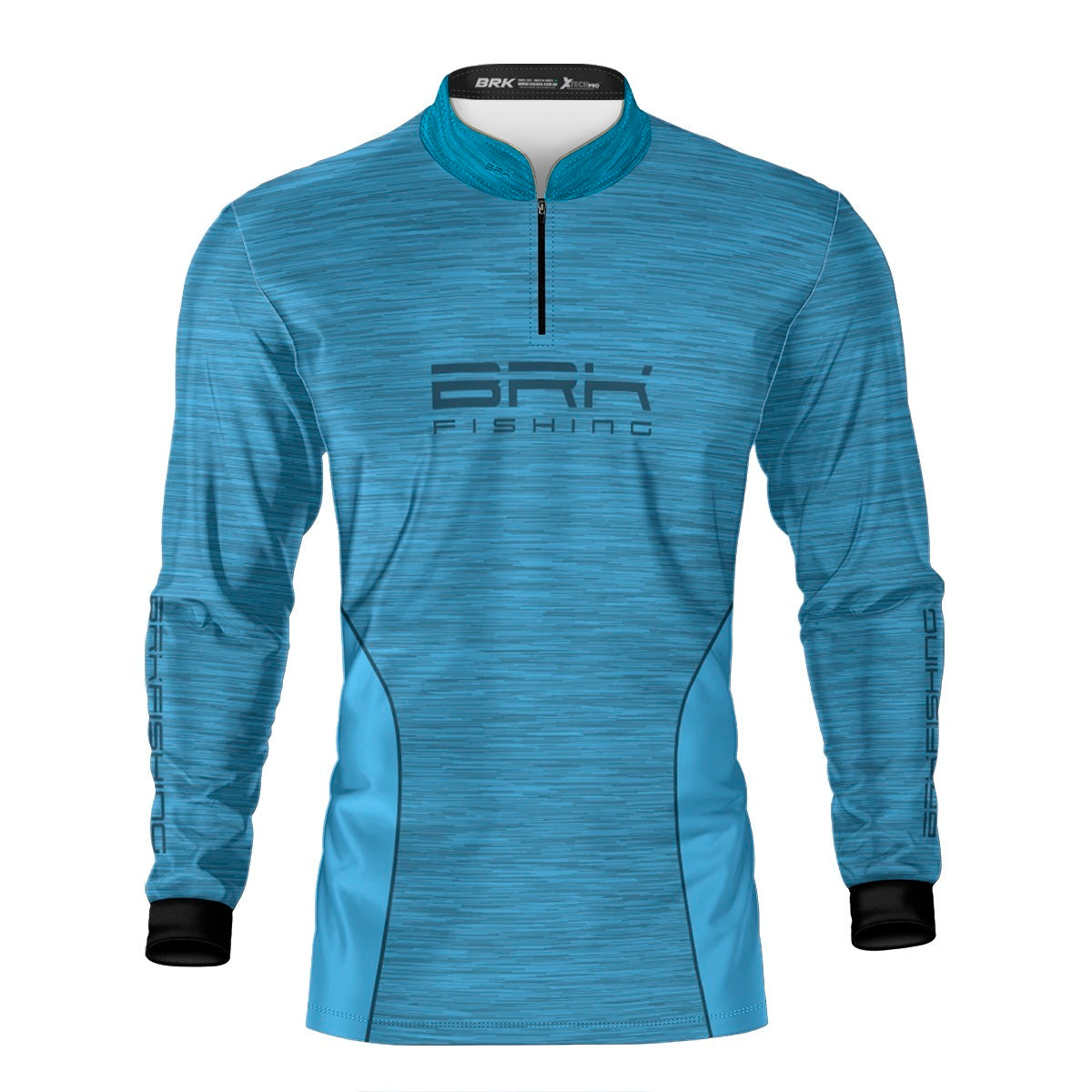 Camisa de Pesca Brk Fishing Azul Claro Mesclado com UV50+ - Brk Fishing