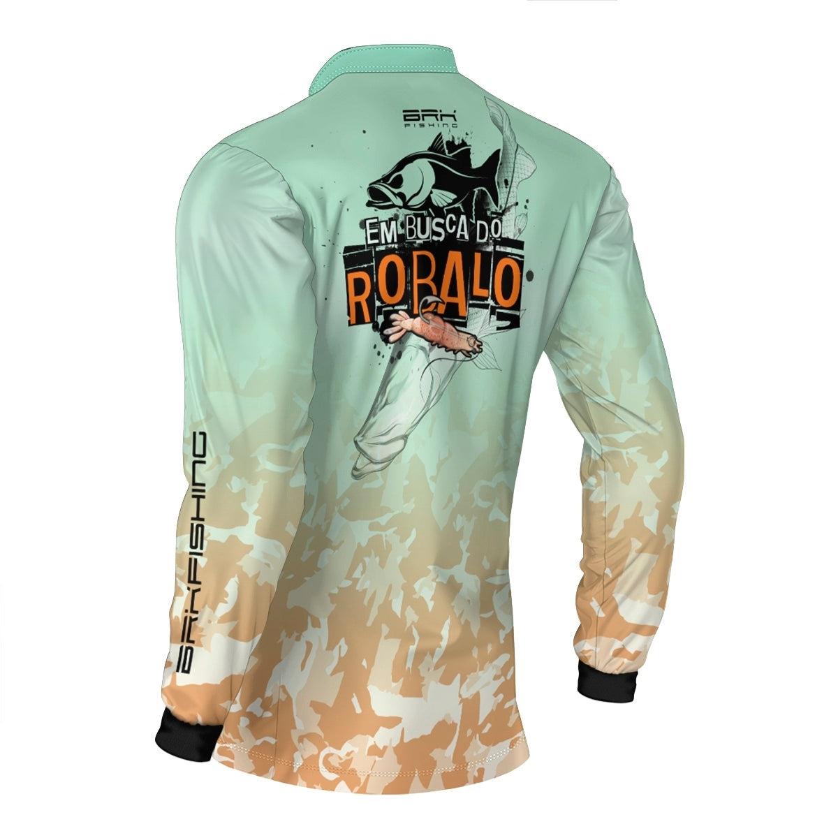 Camisa de Pesca Clara Brk Em Busca do Robalo com UV50+ - Brk Fishing