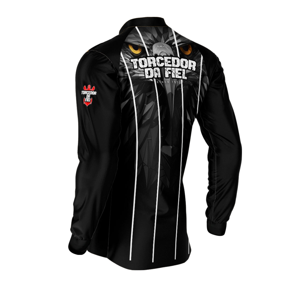 Camisa Motociclismo Brk Mascote Torcedor Da Fiel com Proteção Solar UV50+ - Brk Fishing