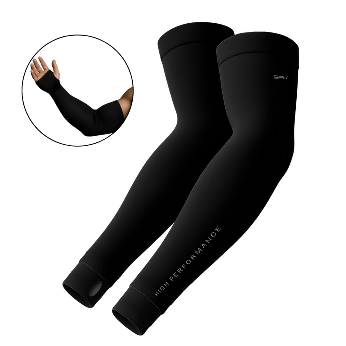 Manguito com Proteção UV50+ Preto - Brk Fishing