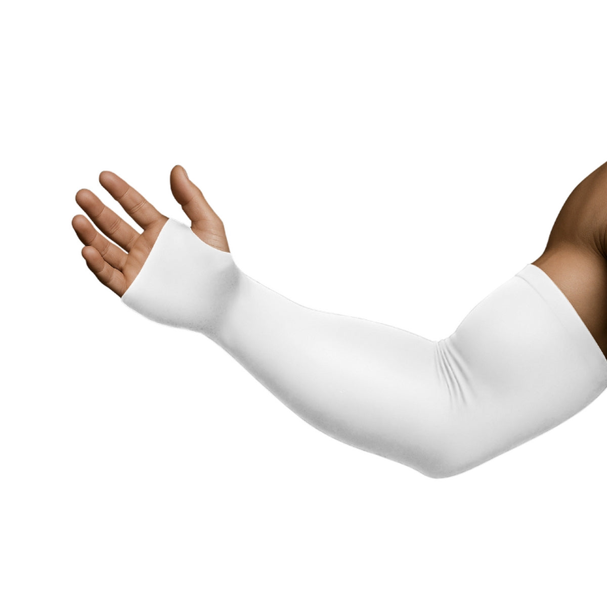 Manguito com Proteção UV50+ Branco - Brk Fishing