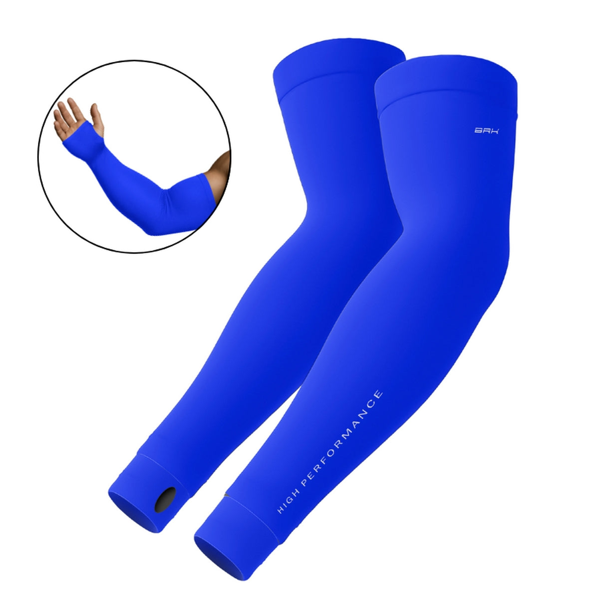 Manguito com Proteção UV50+ Azul - Brk Fishing