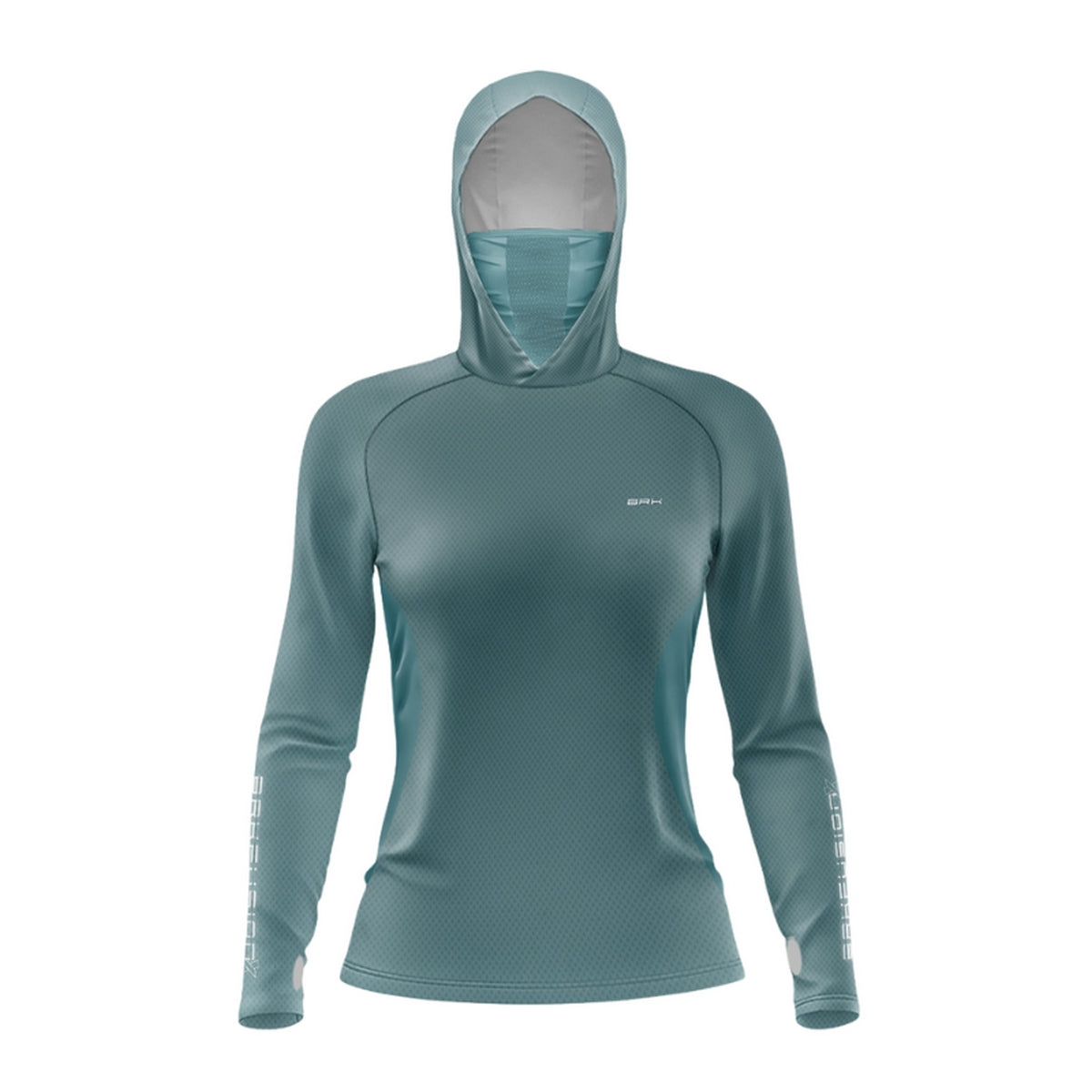 Camisa FusionX Feminina Brk Clean Azul e Proteção Solar UV50+ - Brk Fishing