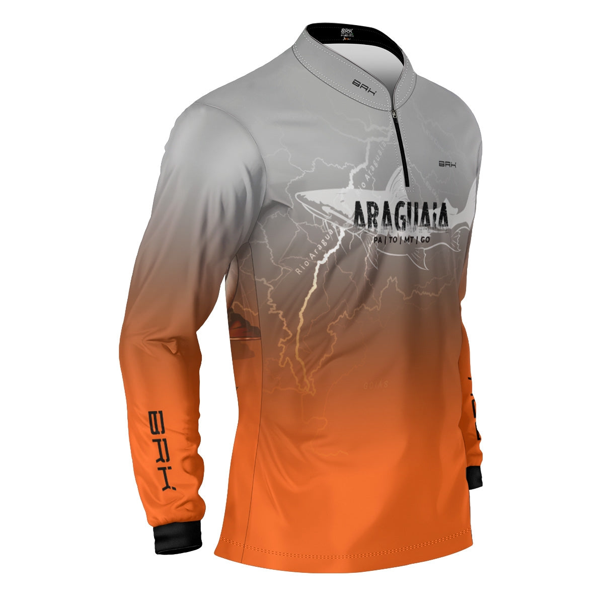 Camisa de Pesca Brk Rio Araguaia com Proteção Solar UV50+ - Brk Fishing