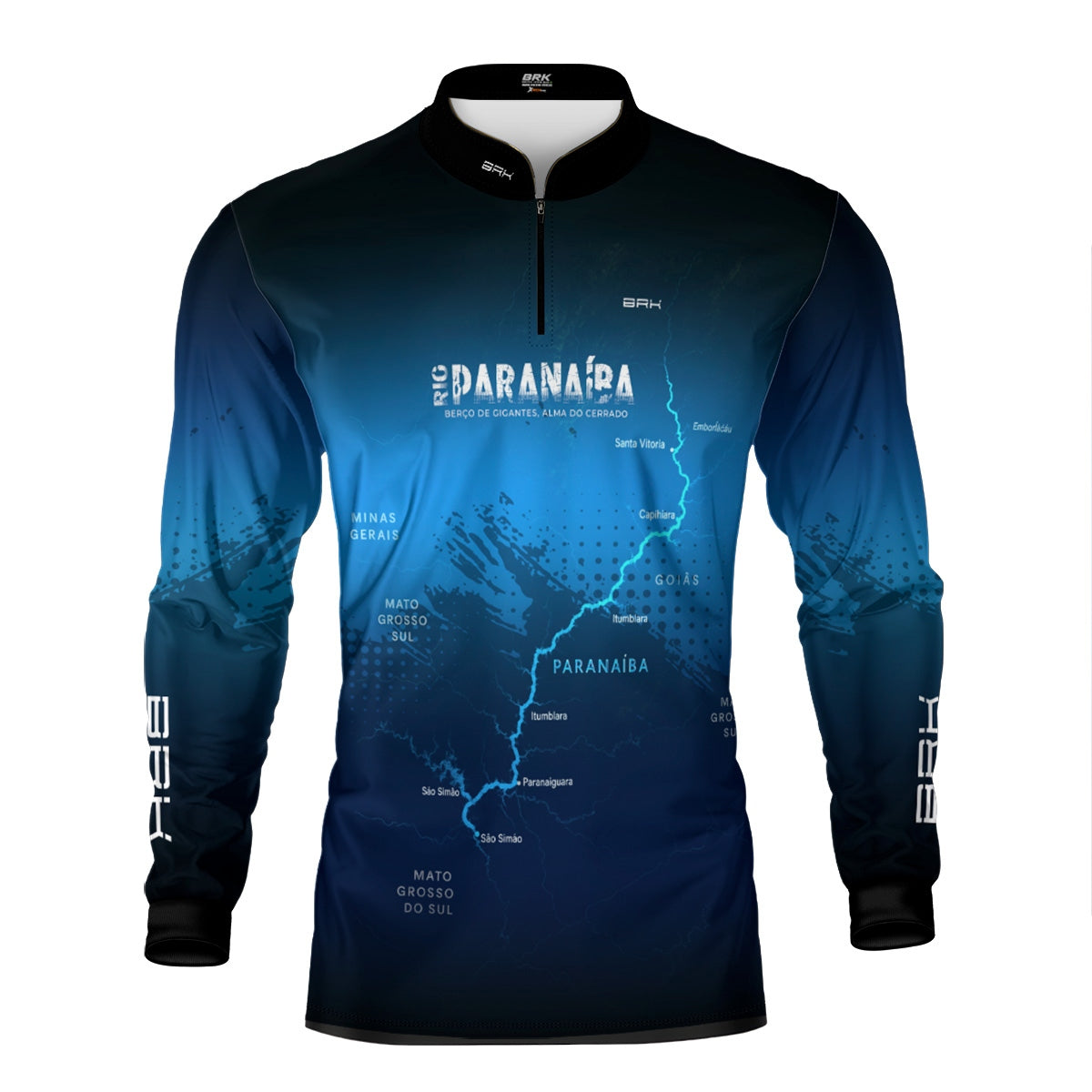Camisa de Pesca Brk Rio Paranaíba com Proteção Solar UV50+ - Brk Fishing