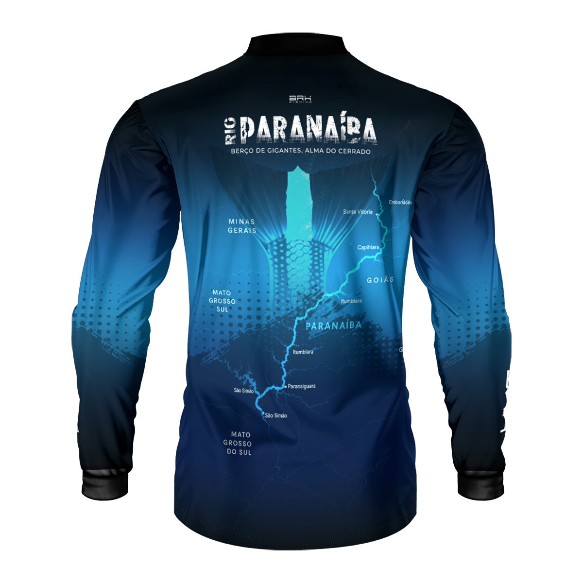 Camisa de Pesca Brk Rio Paranaíba com Proteção Solar UV50+ - Brk Fishing